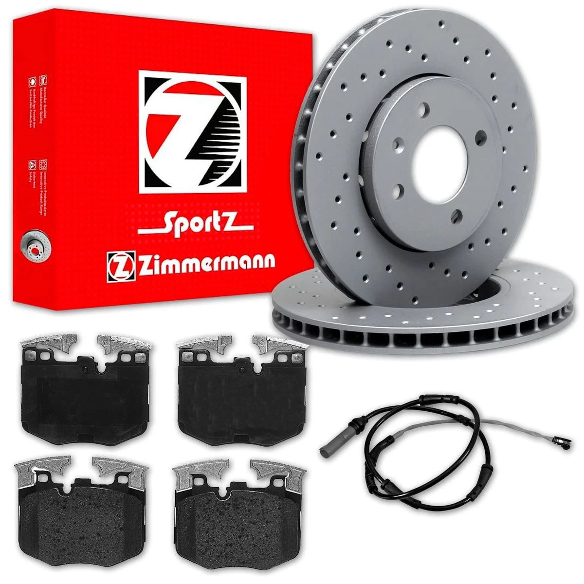 Гальмівні колодки та диски Zimmermann для JEEP COMPASS (MK49) 2.2 CRD